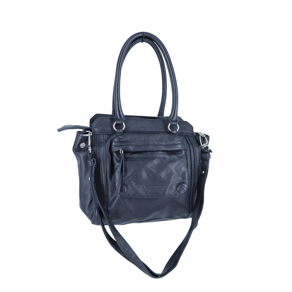 Liebeskind Berlin Malavi Shoulder Bag Black Leather Crossbody Convertible Bag